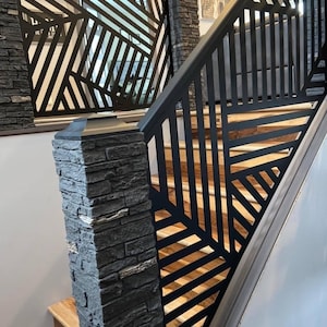 Geometric Railing Insert DXF File