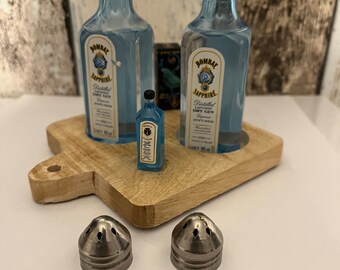 Bombay Sapphire Mini als Salz und Pfefferstreuer