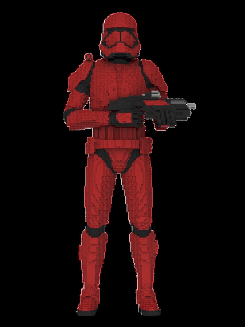 LEGO Sith Trooper Statue Building Instructions INSTRUCTIONS ONLY No Bricks Etsy