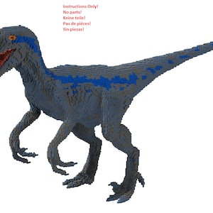 LEGO Raptor statue building instructions INSTRUCTIONS ONLY no parts
