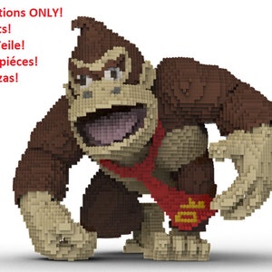Instructions de construction de la statue LEGO Donkey Kong INSTRUCTIONS UNIQUEMENT sans briques