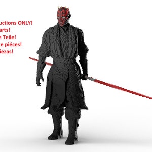 LEGO Darth Maul life size statue building instruction INSTRUCTION ONLY no bricks