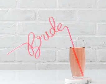 All of the fun and delight of silly straws with a bachelorette twist.