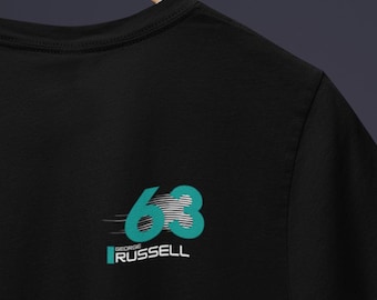 Formula One Tshirt, George Russell Tshirt, F1 Tshirt, MercedesTshirt, F1 gift