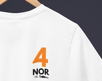 Formula One Norris T-Shirt, F1 Lando Norris T-Shirt, F1 T-Shirt, Formula One