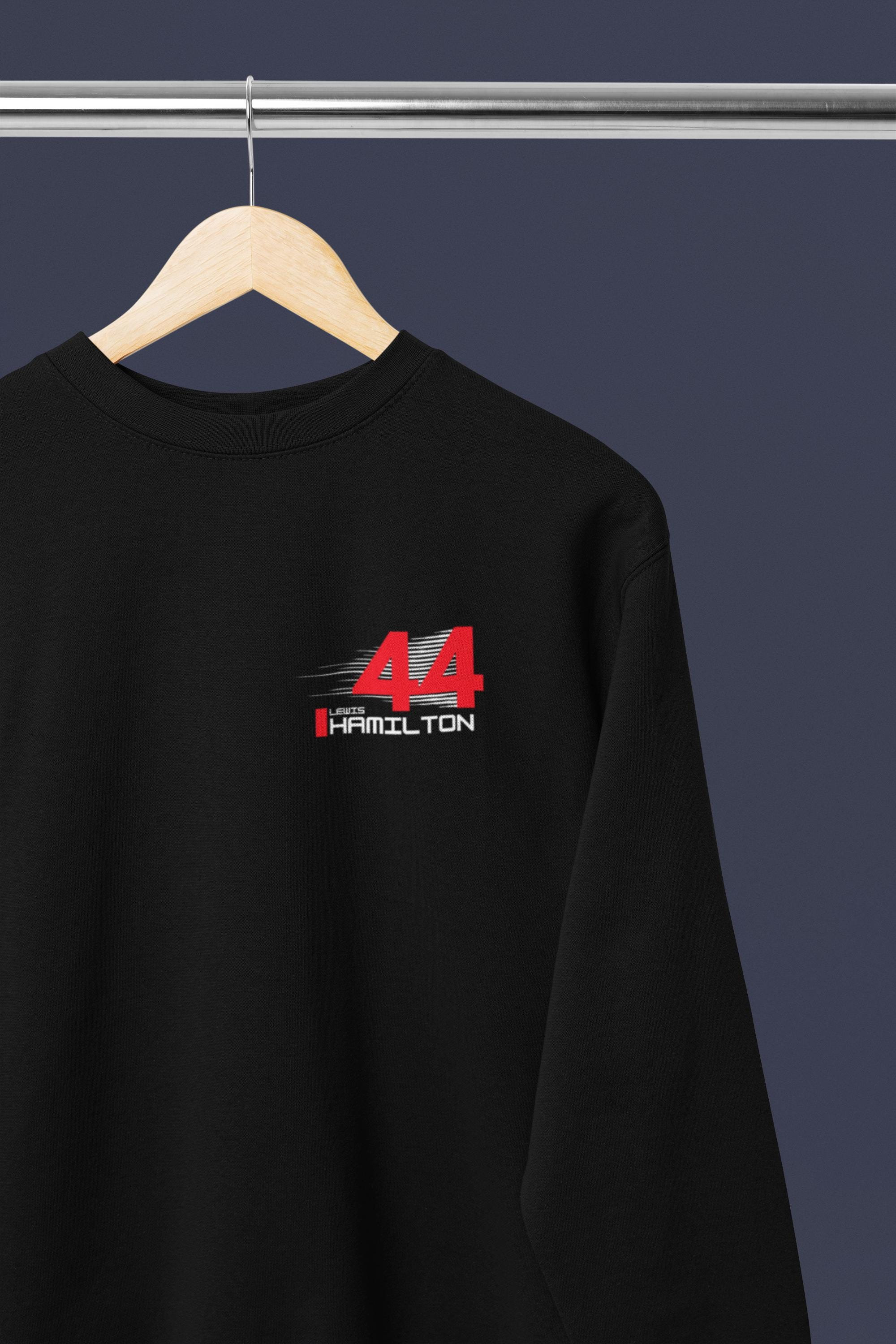 Sweat-shirt Lewis Hamilton Scuderia 44 - Unisexe - Edition Limitée Saison 2025 - Polyester Recyclé Doux - 7