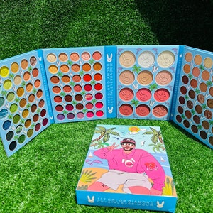 Bad bunny vibes 117 colors eyeshadow - big palette