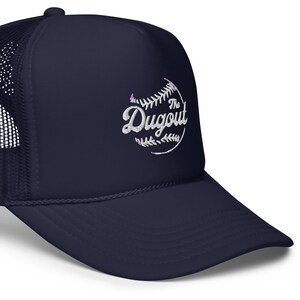 Adult Foam trucker hat, dugout hat, the dugout, snap back hat, unisex, Dugout, STARS, Dugout Stars