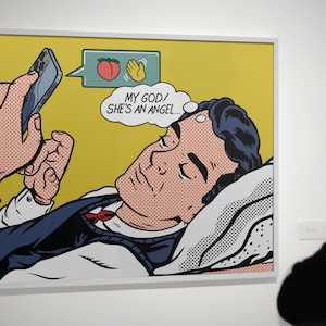 Arte pop: ella es un ángel
