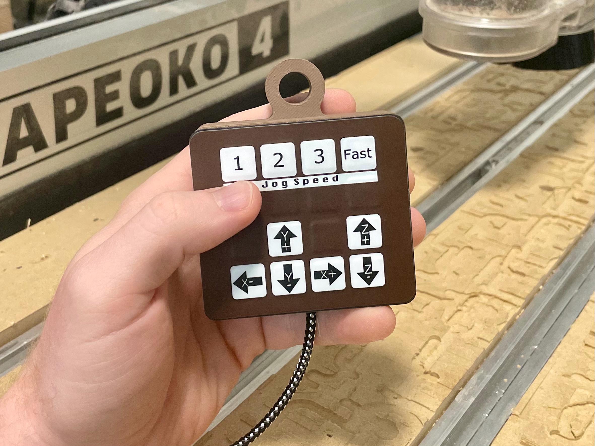Jog Control for Shapeoko / Carbide Motion - USB Control Pad- 9.5FT Cable - Plug&Play - No Additional Software Setup - Mac+Windows Compatible