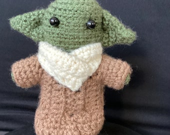 Amigurumi, Grogu, Star Wars, toy, stuffed animal, gift,