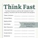 Book Club Think Fast Printable Game, Writing Group, Book Theme Party ...