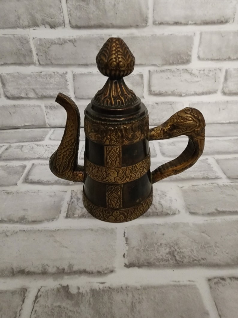 Tibetan Copper Teapot Etsy