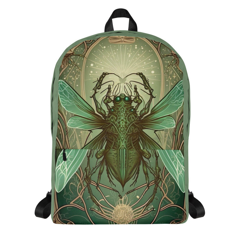 【as\"on】BEETLES BACKPACK Insect Backpack 2 Beetle Bag Plush BROWN 【BIG】22cm x 55cm