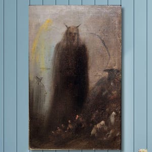 Francisco Goya - Cartaz do Diabo - Impressão Artística: Exposição Visão Fantasmagórica