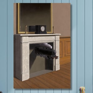 【誠実】 Rene 日本 Etsy - transfixed time magritte コレクション