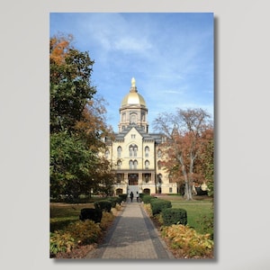 Golden Notre Dame Leinwand Wand Kunst Design / Poster Print Décor für Zuhause & Büro Dekoration Notre Dame Geschenk POSTER oder CANVAS BEREIT zum Aufhängen / 1