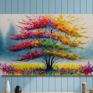 Gustav Klimt the Tree of Life Canvas Wall Art Tree Life Art, Gustav Klimt Gift Canvas, The Tree Of Life Canvas, Tree Life Canvas Art gift/18