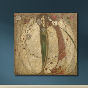 Margaret Macdonald Mackintosh Canvas Wall Art Margaret Macdonald Prints, Mackintosh Poster Mackintosh Gift Arts Ready To Hang art