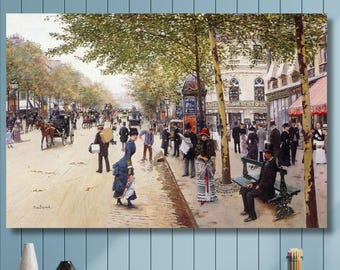 Jean Beraud - the Boulevard Saint-denis in Paris (1899) Museum
