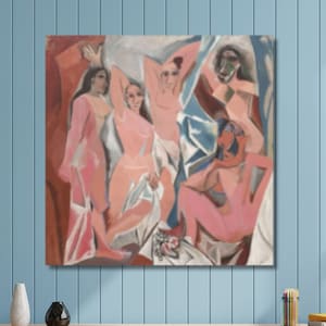 Pablo Picasso Poster Art Pablo Picasso Les Demoiselles Canvas Wall Art Pablo Picasso wordt afgedrukt Pablo Picasso reproductie Picasso Decor Picasso
