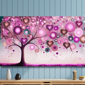 Gustav Klimt the Tree of Life Art, Gustav Klimt Gift Canvas, The Tree Of Life Canvas, Tree Life Canvas Art gift Valentine&#39;s Day Gift/8