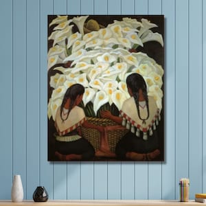 Flower carrier Canvas Wall Art Poster Flower Carrier Canvas Wall Art Diego Rivera Home Decor The Office Wall Decor Wall Art