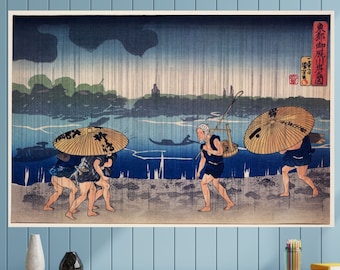 歌川国芳「水滸伝 英雄譚」108 - 19世紀 日本木版画、A4/A3厚手アート