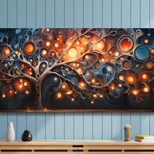 Gustav Klimt Tree of Life, Gustav Klimt Canvas Wall art, Gustav Klimt Work of Art, Tree of Life Art, Klimt Fine Art Print Valentine&#39;s Day/9