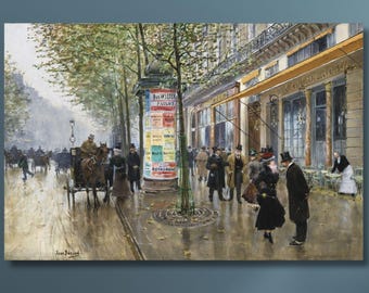 Jean Beraud - the Boulevard Saint-denis in Paris (1899) Museum