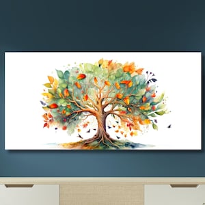Tree of life Gustav Klimt Canvas Wall Art,Tree of life Framed Wall Art,Tree of life Poster,Extra Large Wall Art Tree of life Ready to Hang