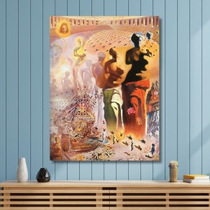 Salvador Dali the hallucinoge nic toreador Poster Art,Salvador Dali Canvas Print Art,Salvador Dali Exhibition Poster Art,Surrealism art prin