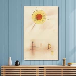 Wassily Kandinsky Copmpositons Canvas Wall Art,Painting Gallery Exhibition /Wassily Kandinsky Art Home Decor Abstract Wall Art Ready to Hang
