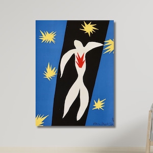Henri Matisse, Matisse Fall Of Icarus Canvas Wall Art/Poster Art ReproductionAbstract Wall Art,Vintage art,canvas wall art,famous art prints