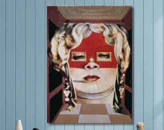 サルバドール・ダリ展ポスター - メイ・ウェスト - 女性の肖像画