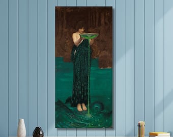 Waterhouse Circe Invidiosa Kunstdruck auf Leinwand