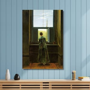Woman at Window by Caspar David Friedrich Wall Decor Art Poster Art Canvas Wall Art Print Poster Print Art Wall Decor /5