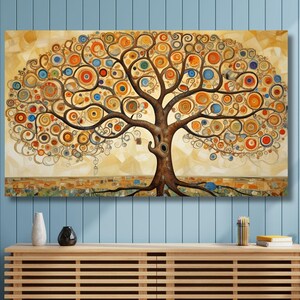 Gustav Klimt Canvas Wall Art  Framed Canvas Print Wall Art Famous Art,Frame Large Wall Art,Vintage Art,Green Art,Gustav KlimtGift,Wall Decor