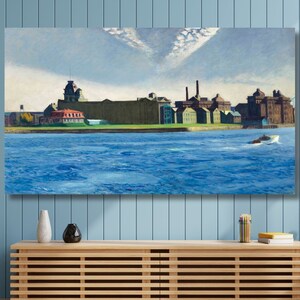 Edward Hopper Sailboat Wall Art Print,Edward Hopper Artworks,Canvas Wall Art Decors,Edward Hopper Paintings,Reproduction Wall Art Home Decor
