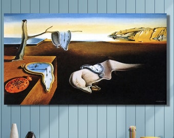 サルバドール・ダリのポスター - 記憶の固執 - シュルレアリスム