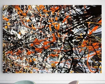 ジャクソン・ポロック作「コンバージェンス」 - 抽象アート