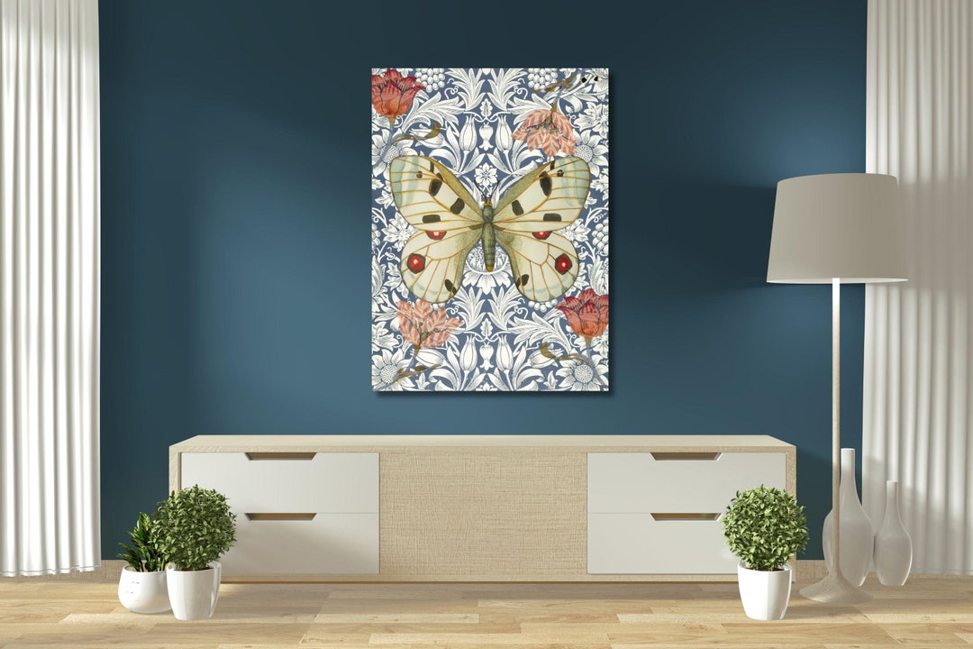 William Morris Butterfly Print, William Morris Exhibition Print,william ...