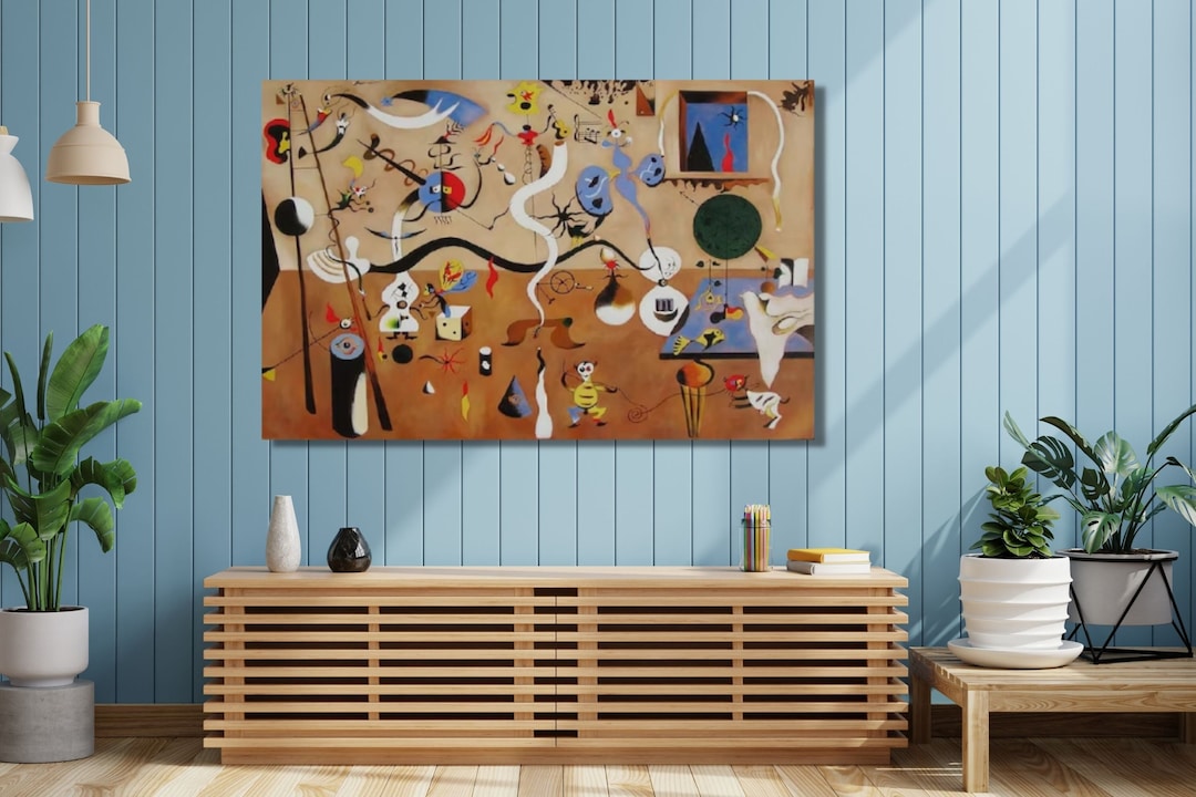 Joan Miro the Harlequin's Carnival Canvas Wall Art,abstact Canvas ...