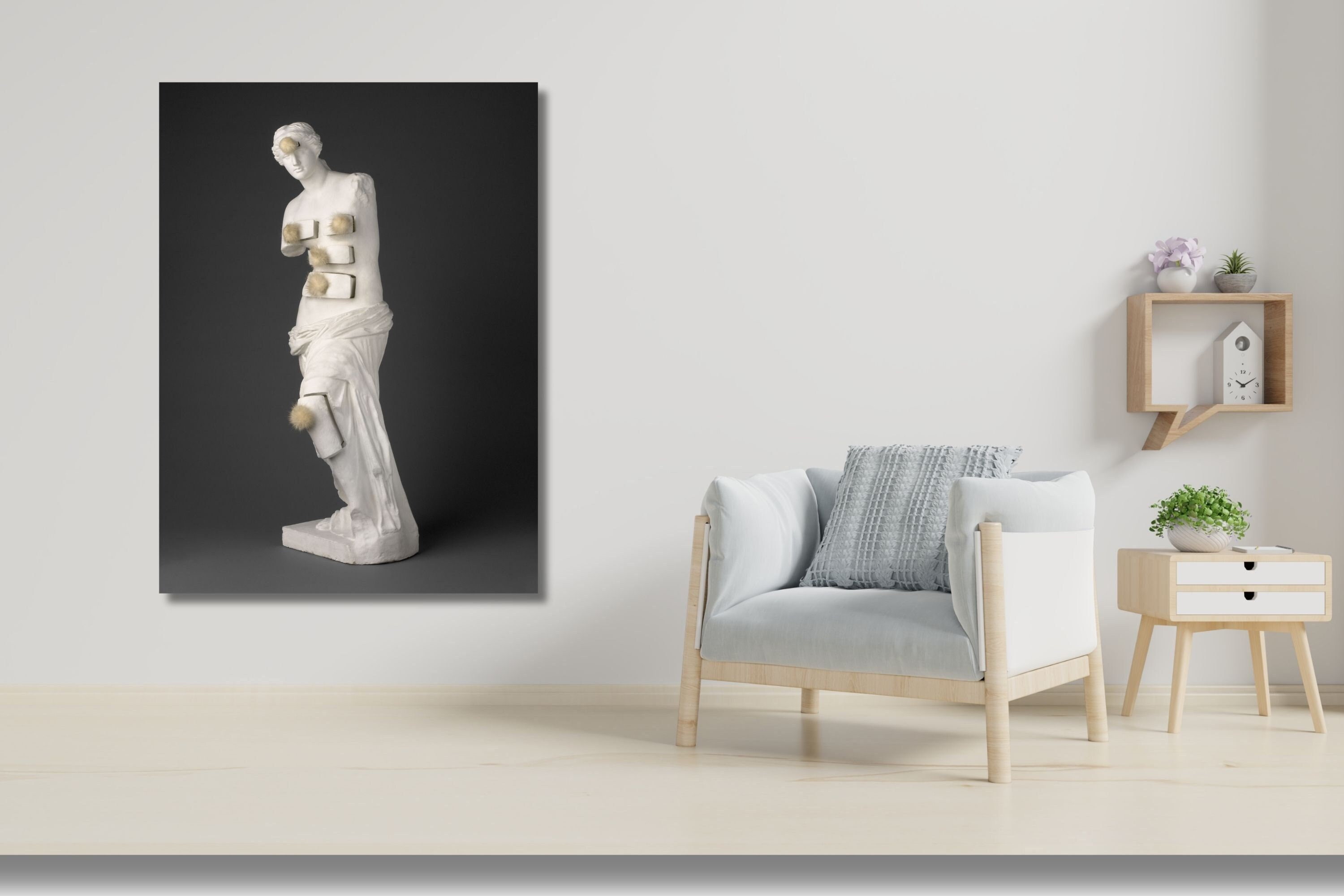 サルバドール・ダリ「ミロのヴィーナスと引き出し」キャンバスプリント