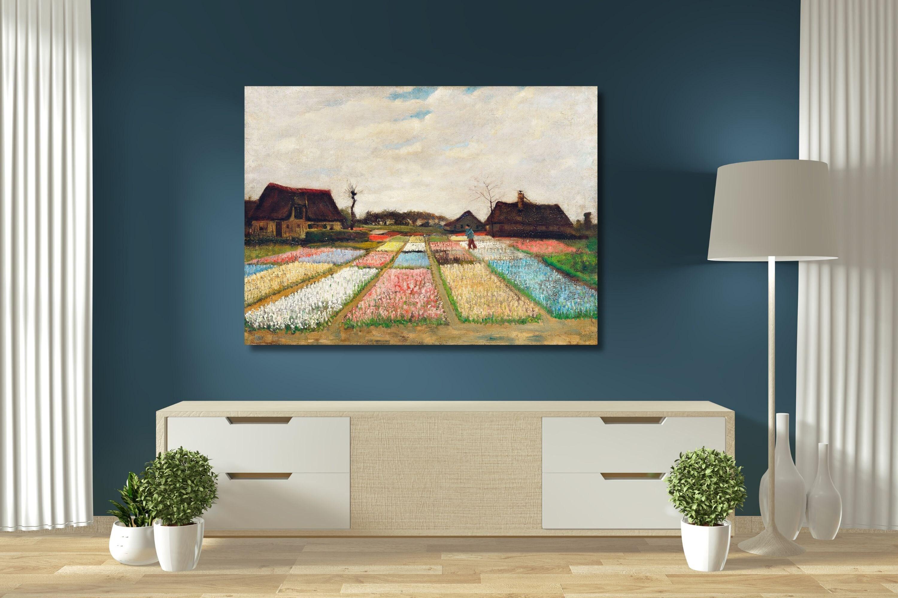 Vincent Van Gogh Bulb Fields in Holland ,tulip Flower Print