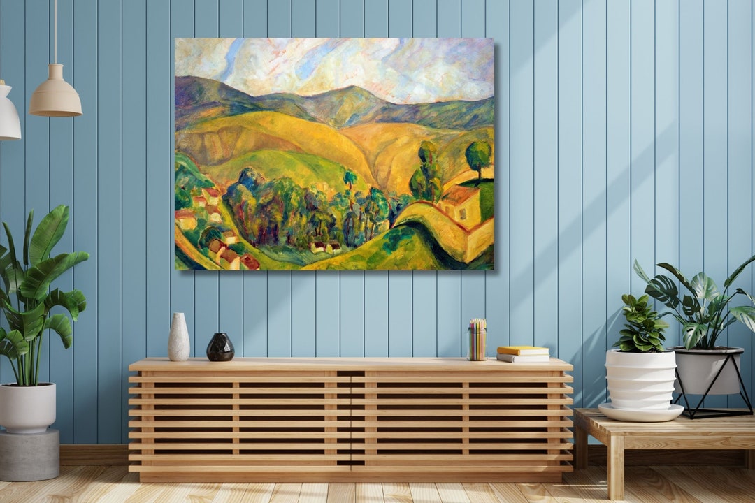 Diego Rivera Poster Landscape by Diego Rivera Landscape Wall Art Modern