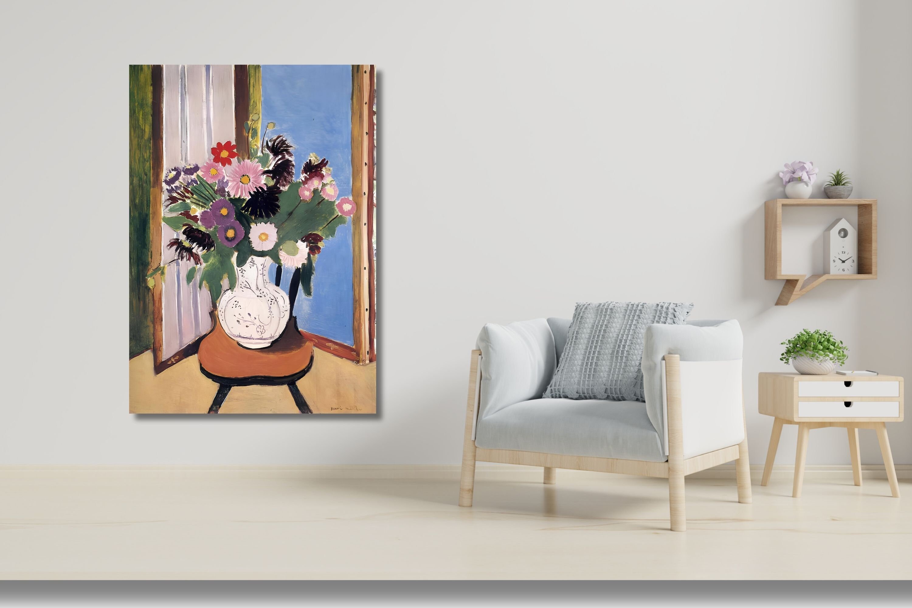 Matisse Roses Henri Matisse Poster,safrano Roses at the Window Henri Matisse Canvas ...