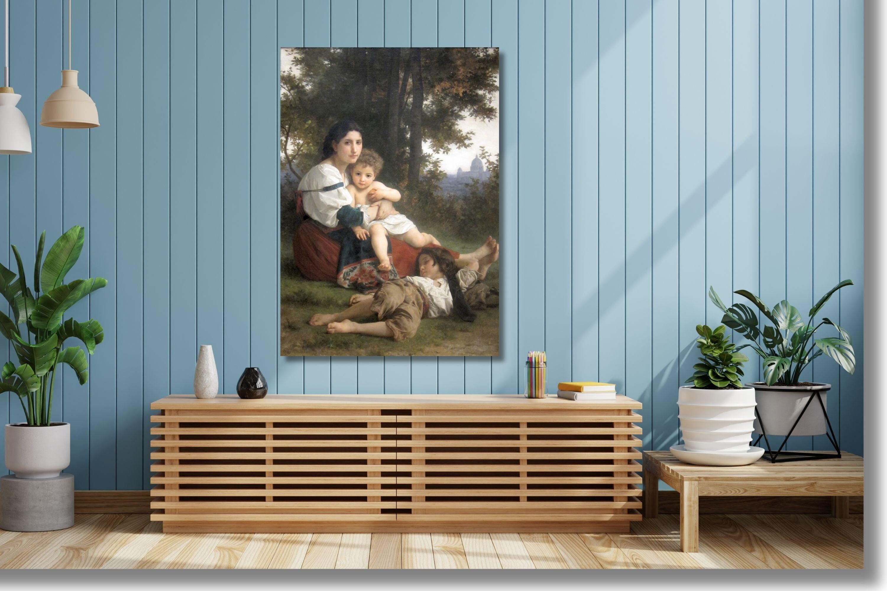 ウィリアム アドルフ ブグロー アート額装品 インテリア 絵画 Amazon.co.jp: ウィリアム アドルフ ブグロー絵画 天使の歌 ポスター