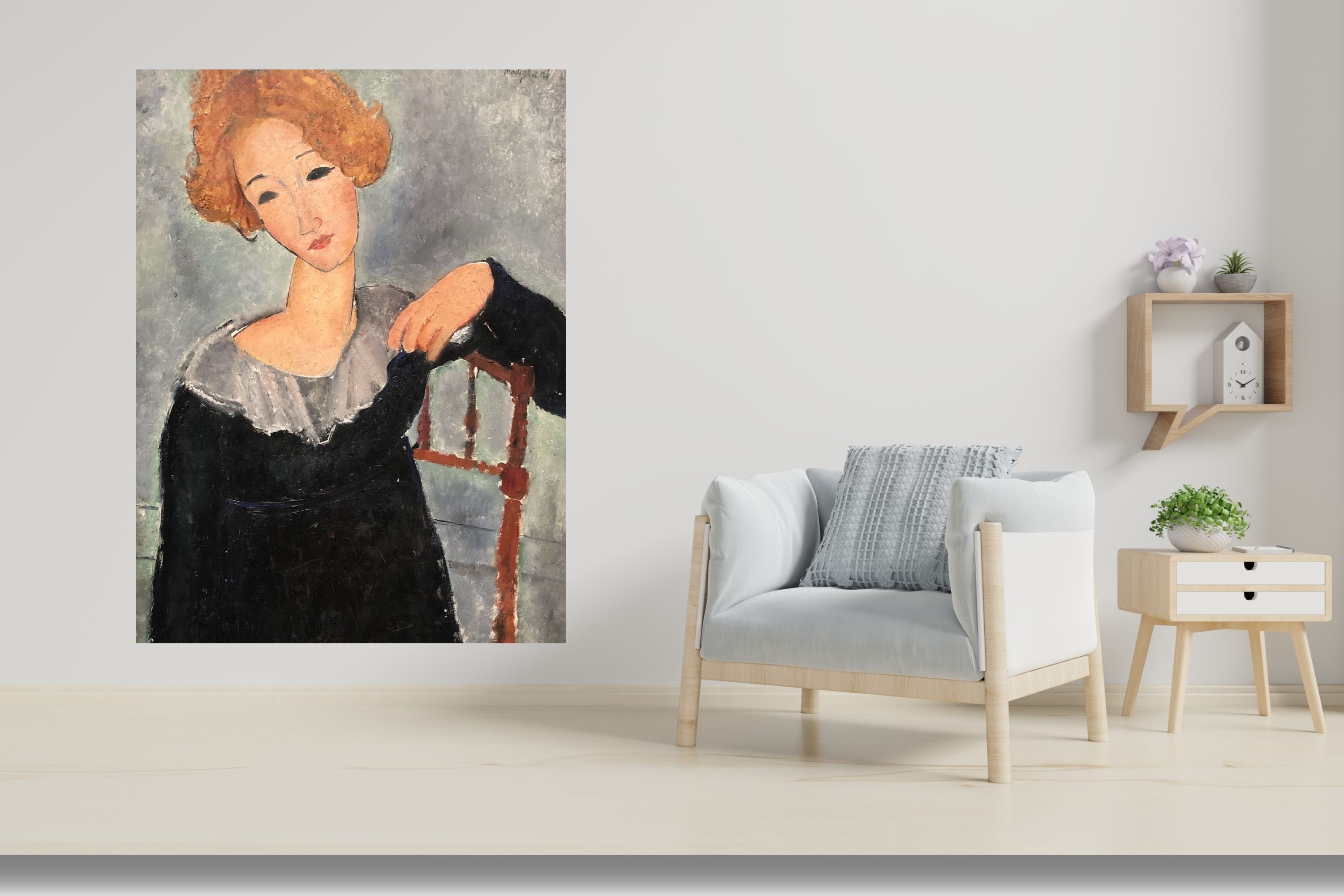 Amedeo Modigliani-woman With Red Hair - Etsy