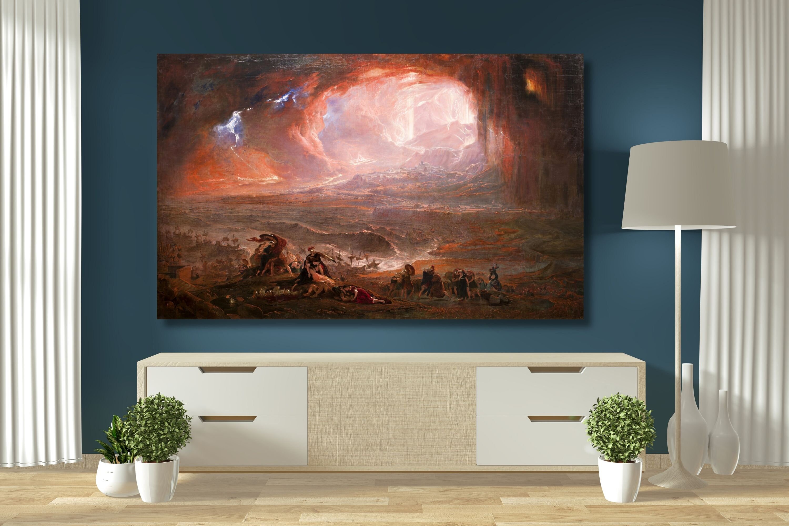 Destruction of Pompeii and Herculaneum by John Martin, John Martin